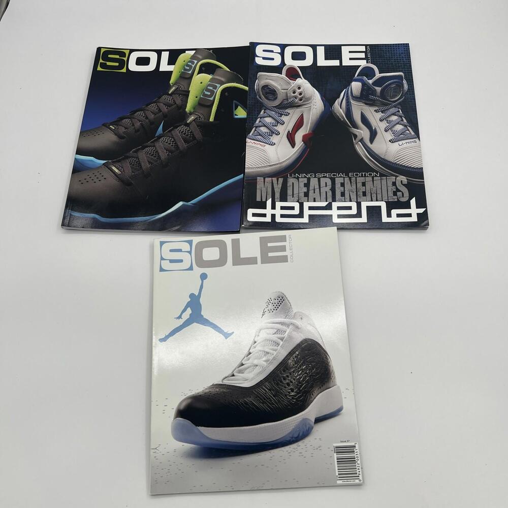 SOLE COLLECTOR Magazine Issues 35, 36, 37 Kicksology Season Preview, Jordan 2011